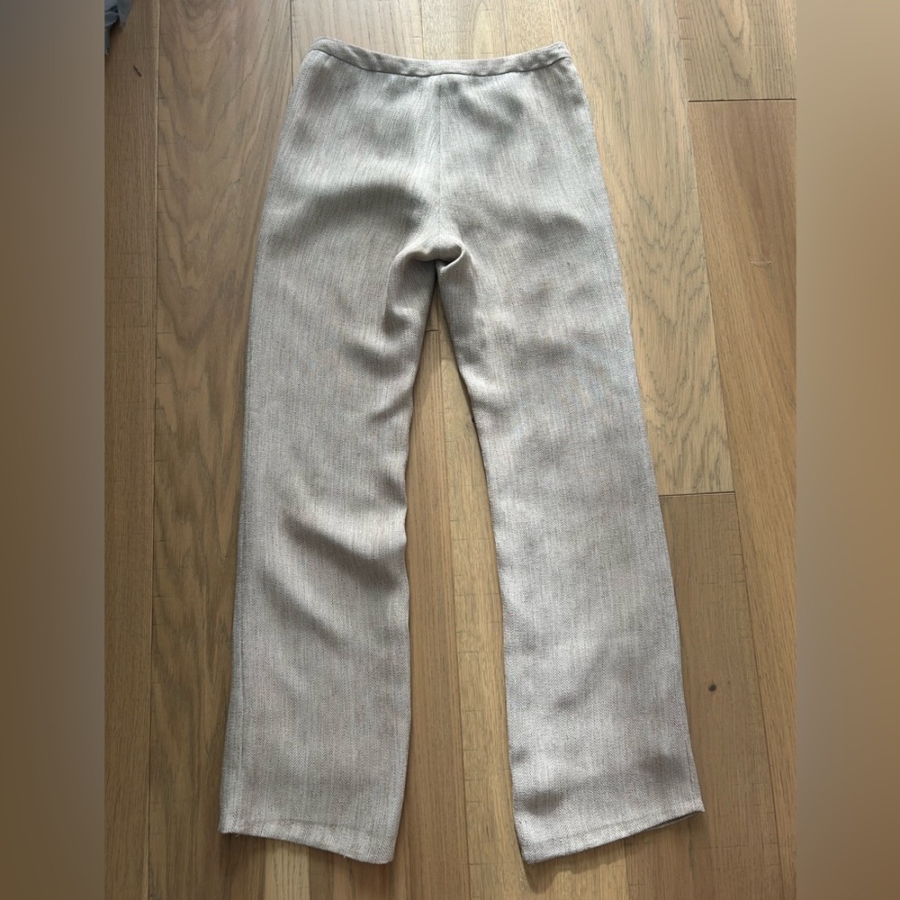 Vintage Bloomingdale’s Women’s Dress Pants Herringbone Straight Leg - Picture 4 of 7